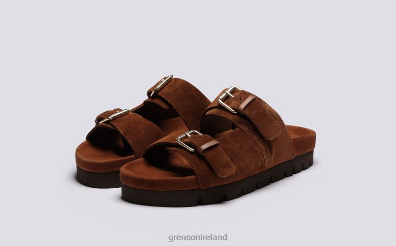 FLORIN Men Grenson TLJJ8215 Brown Sandals