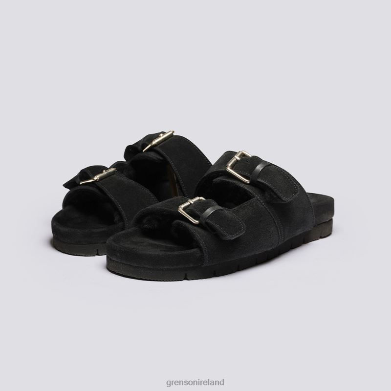 FLORIN Men Grenson TLJJ8217 Black Sandals