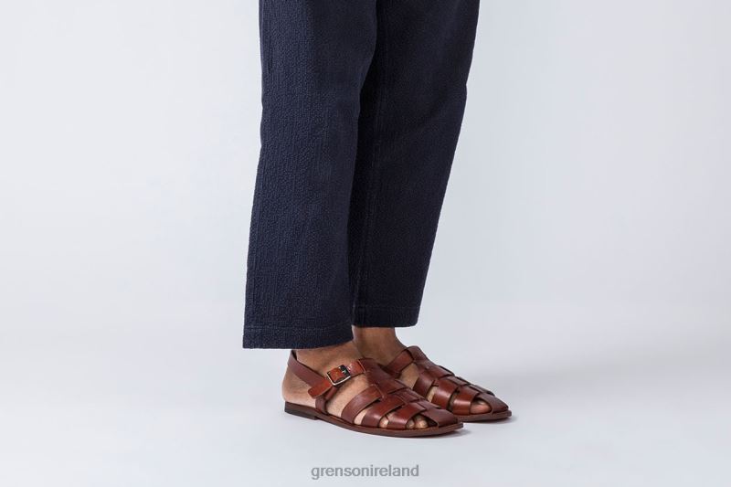 QUINCY Men Grenson TLJJ8221 Tan Sandals