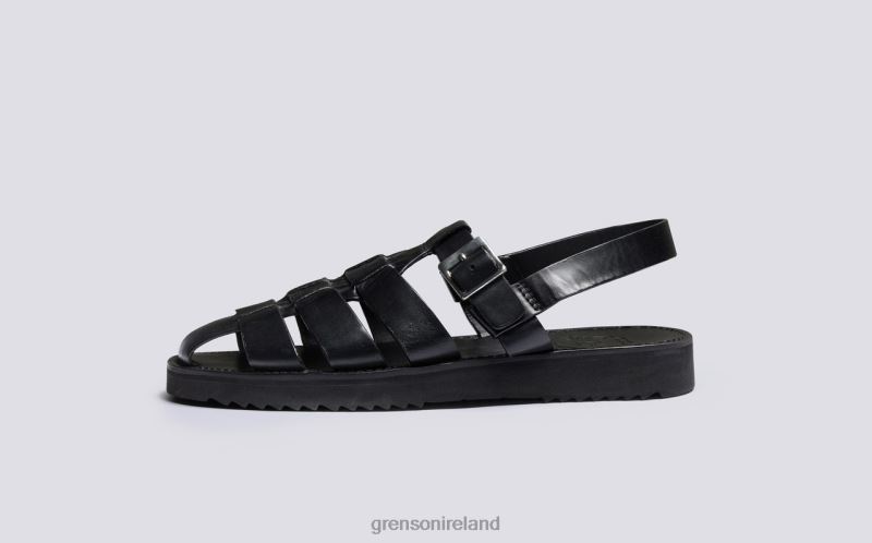 QUINCY Men Grenson TLJJ8225 Black Sandals