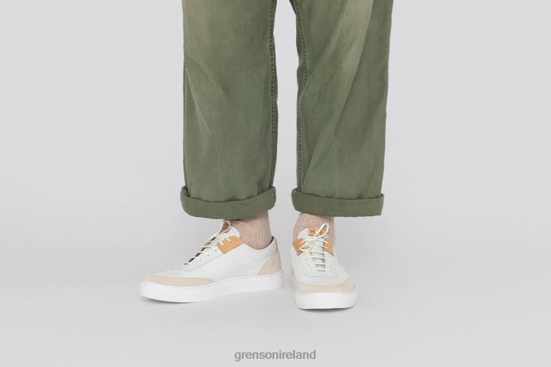 M.I.E. SNEAKER Men Grenson TLJJ8169 White Sneakers