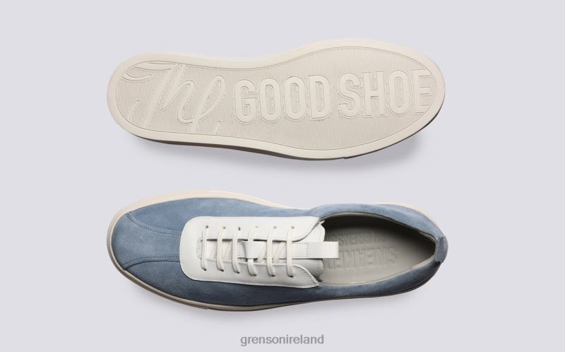 SNEAKER 1 Men Grenson TLJJ8170 Light Blue Sneakers