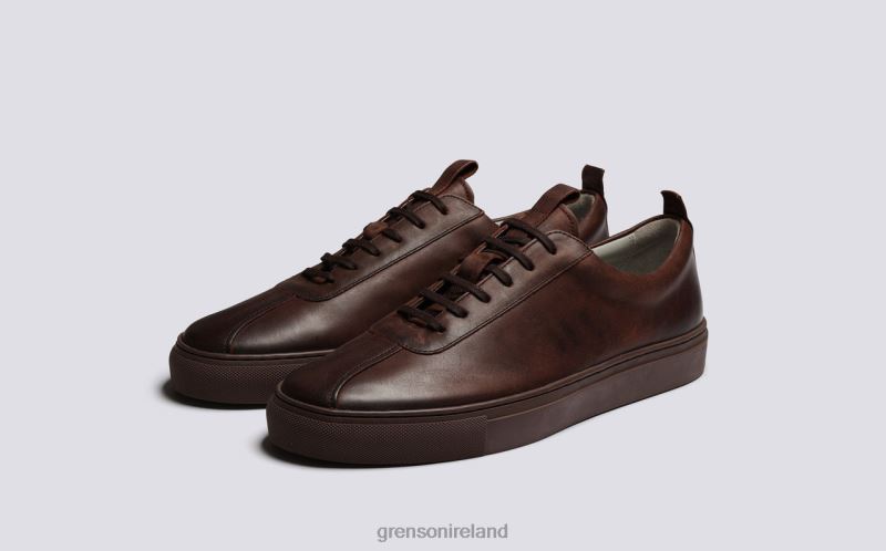 SNEAKER 1 Men Grenson TLJJ8171 Coffee Sneakers
