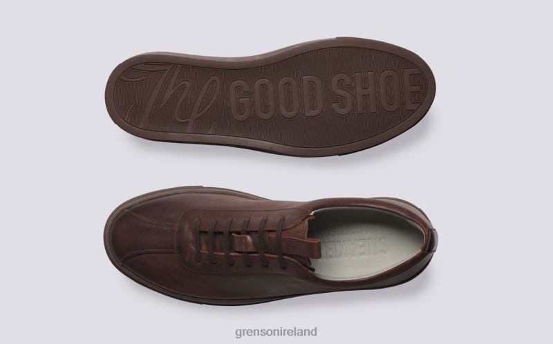 SNEAKER 1 Men Grenson TLJJ8171 Coffee Sneakers