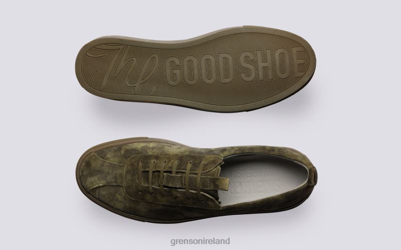 SNEAKER 1 Men Grenson TLJJ8173 Green Sneakers