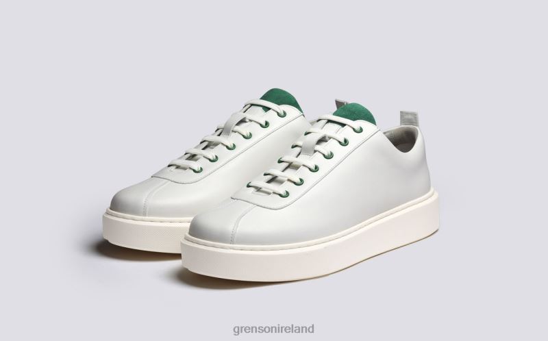 SNEAKER 30 Men Grenson TLJJ8182 White/Green Sneakers