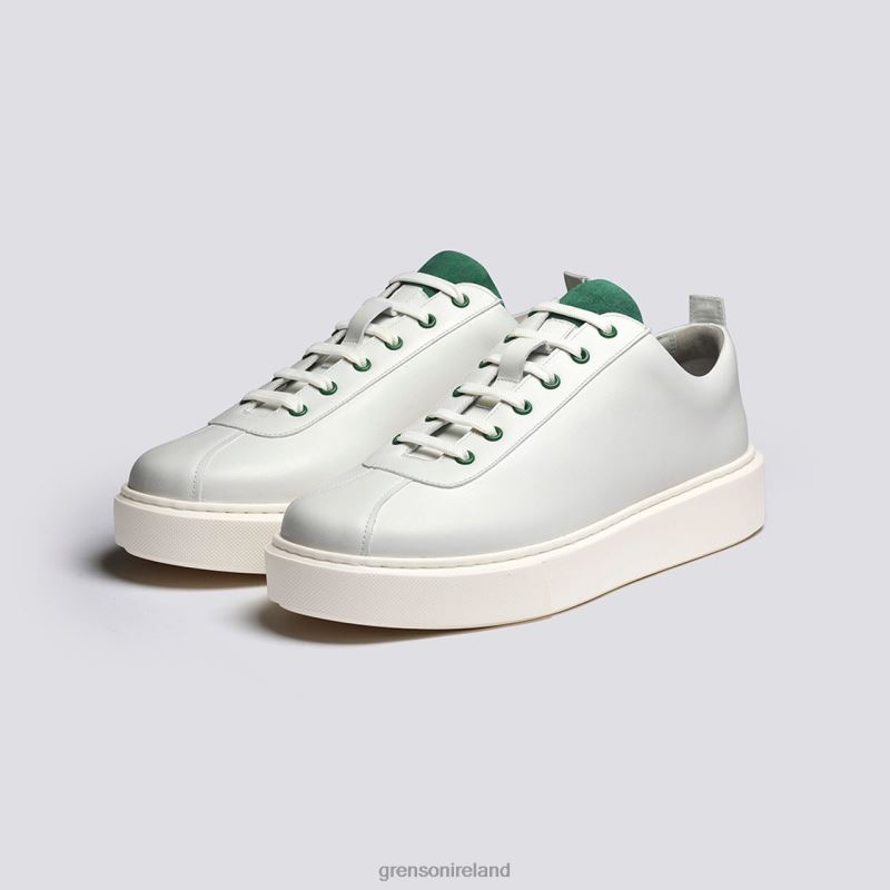 SNEAKER 30 Men Grenson TLJJ8182 White/Green Sneakers