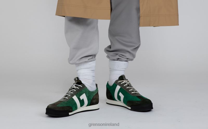 SNEAKER 51 Men Grenson TLJJ8190 Green Multi Sneakers