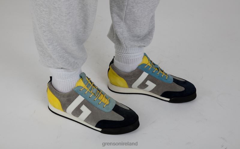 SNEAKER 51 Men Grenson TLJJ8192 Grey Multi Sneakers