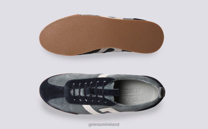 SNEAKER 51 Men Grenson TLJJ8194 Blue Sneakers