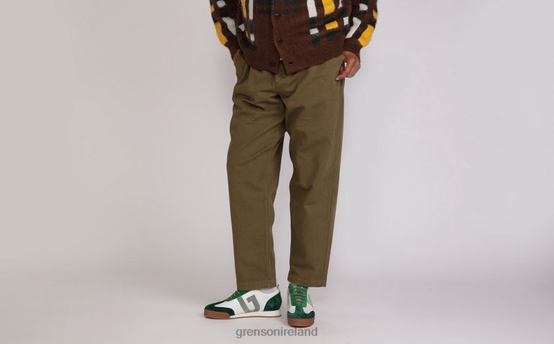 SNEAKER 51 Men Grenson TLJJ8207 White/Green Sneakers