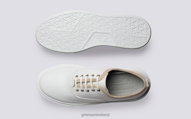 SNEAKER 55 Men Grenson TLJJ8195 White Sneakers