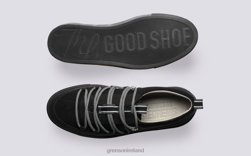 SNEAKER 68 Men Grenson TLJJ8200 Black Sneakers