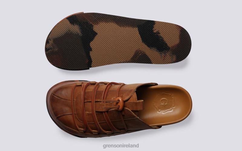 SNEAKER 75 Men Grenson TLJJ8202 Ginger Burnished Sneakers