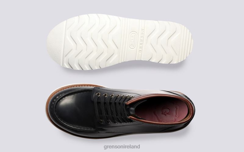 ANYA Women Grenson TLJJ8299 Black Boots