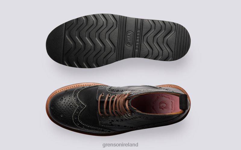 FRAN Women Grenson TLJJ8266 Black Boots