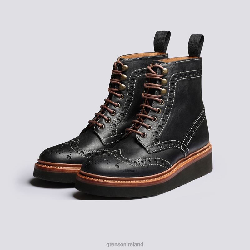 FRAN Women Grenson TLJJ8266 Black Boots