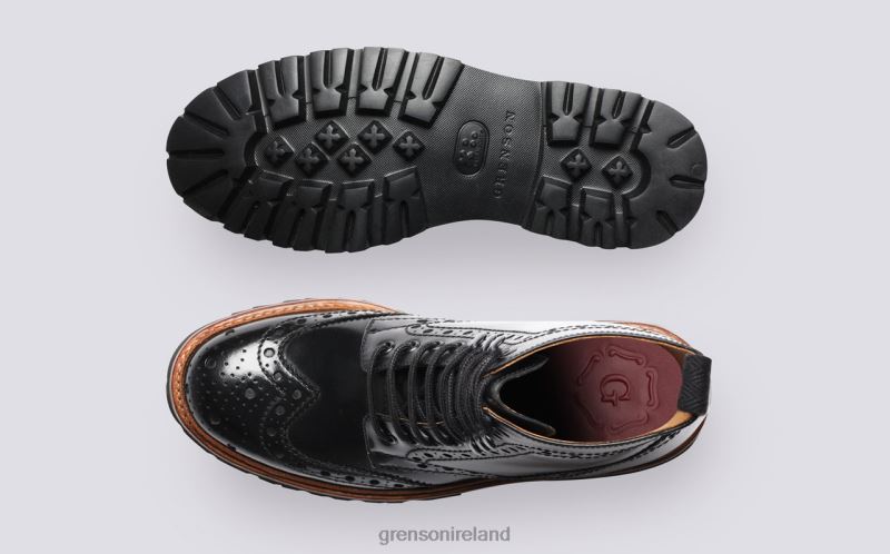 FRAN Women Grenson TLJJ8267 Black Boots