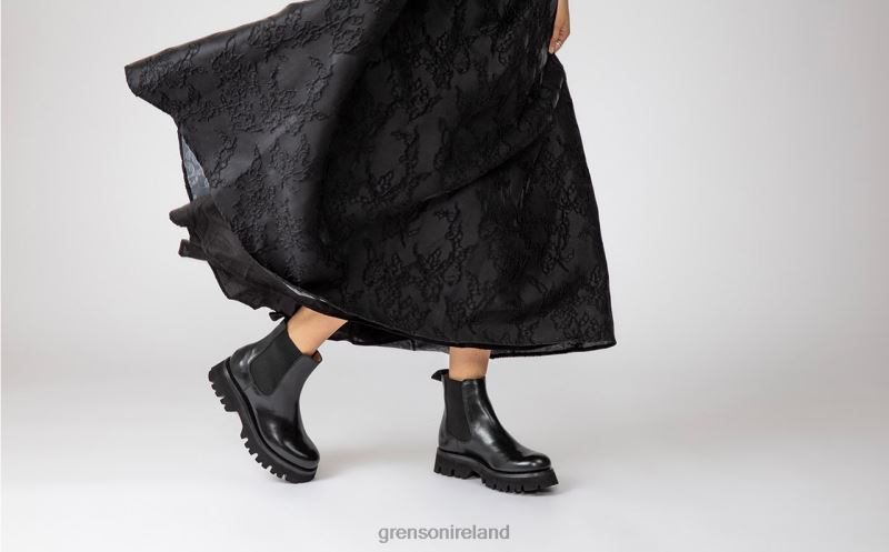 HARLOW Women Grenson TLJJ8269 Black Boots