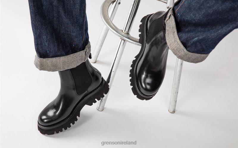 HARLOW Women Grenson TLJJ8269 Black Boots