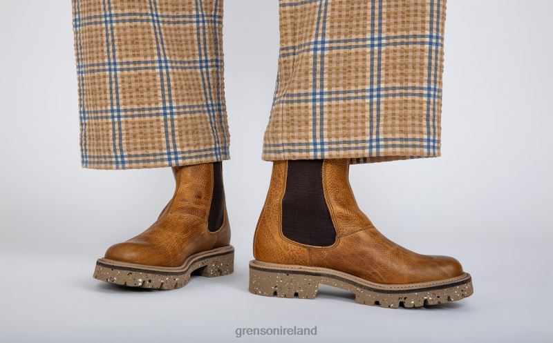 MILLY Women Grenson TLJJ8271 Brown Boots