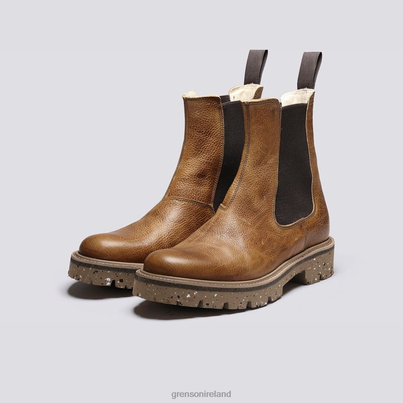 MILLY Women Grenson TLJJ8271 Brown Boots