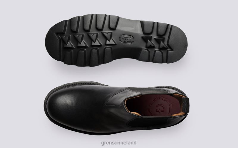 MILLY Women Grenson TLJJ8272 Black Boots