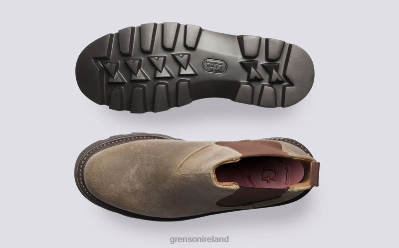 MILLY Women Grenson TLJJ8297 Mushroom Boots