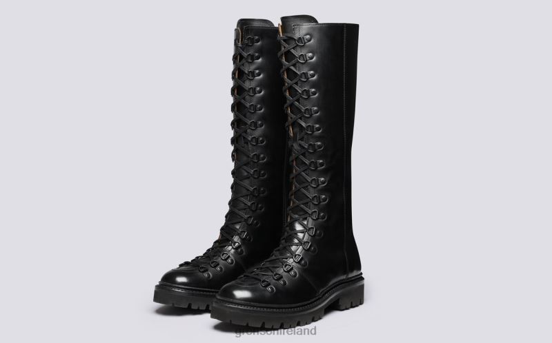 NANETTE KNEE HIGH Women Grenson TLJJ8304 Black Boots