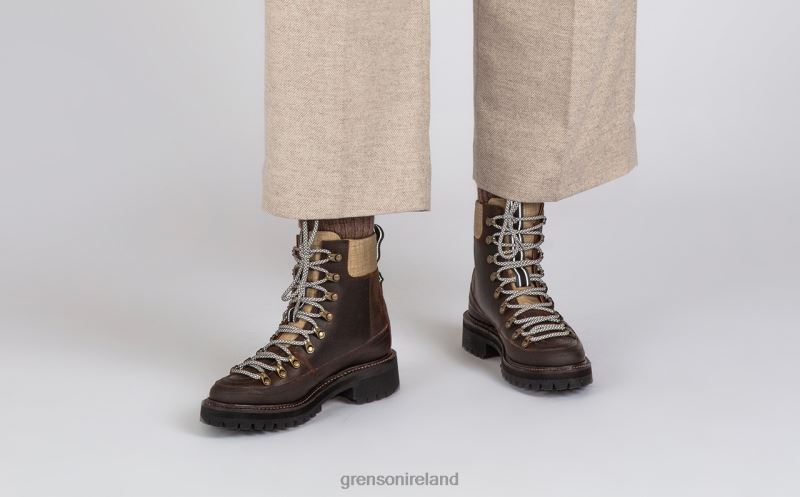 NANETTE TECH Women Grenson TLJJ8273 Brown Boots