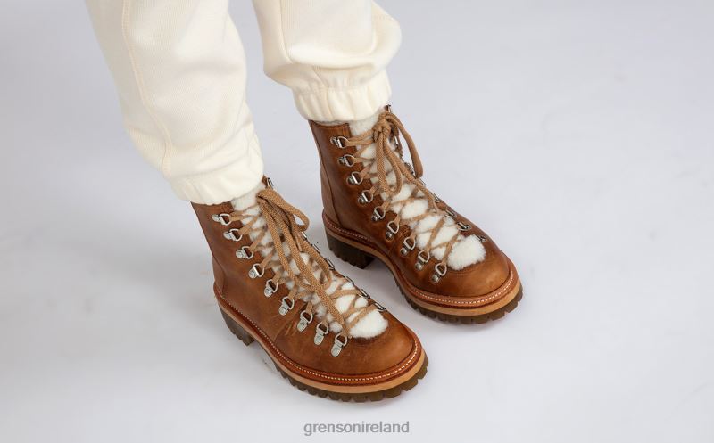 NANETTE Women Grenson TLJJ8277 Natural Boots