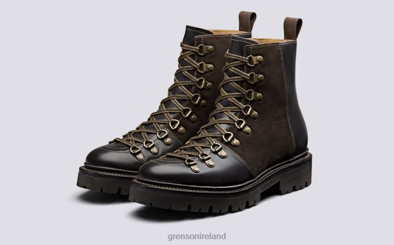 NANETTE Women Grenson TLJJ8282 Dark Brown Boots