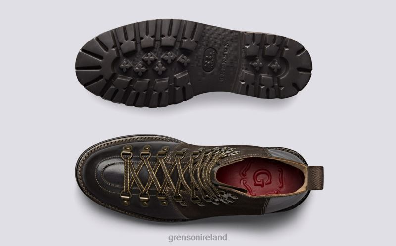 NANETTE Women Grenson TLJJ8282 Dark Brown Boots