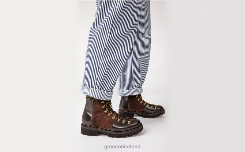 NANETTE Women Grenson TLJJ8282 Dark Brown Boots