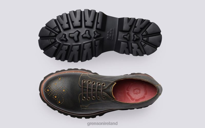 HOLLY Women Grenson TLJJ8322 Vintage Brown Formal Shoes