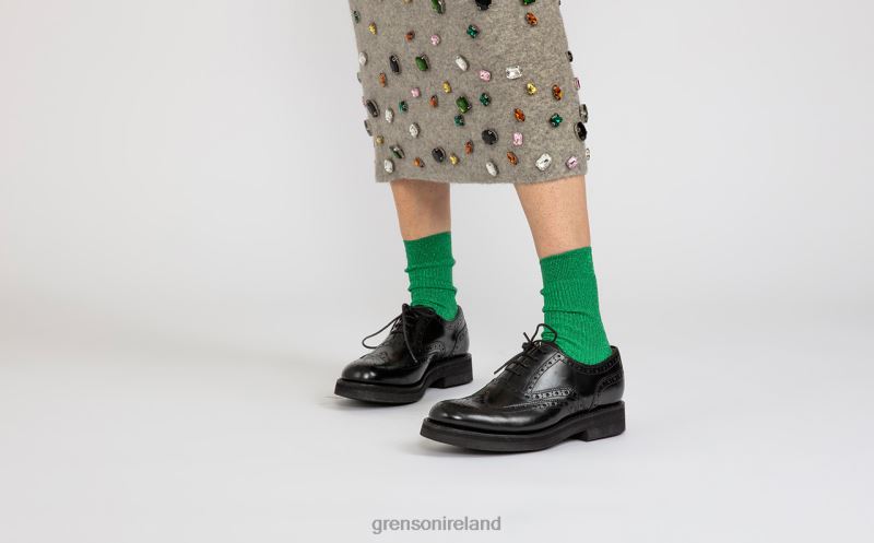 ROSE Women Grenson TLJJ8314 Black Formal Shoes