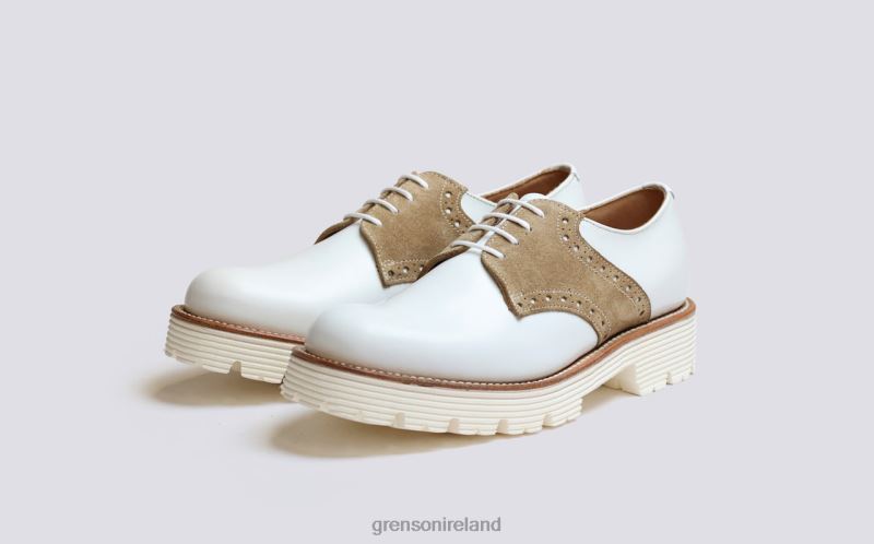 THE RACK L16 Women Grenson TLJJ8311 White Formal Shoes