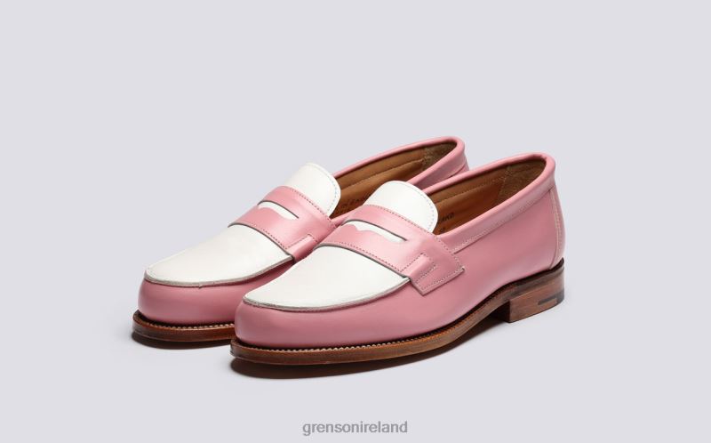 EPSOM Women Grenson TLJJ8235 Pink/White Loafers