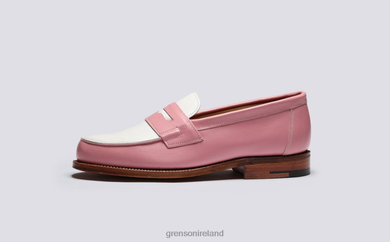 EPSOM Women Grenson TLJJ8235 Pink/White Loafers