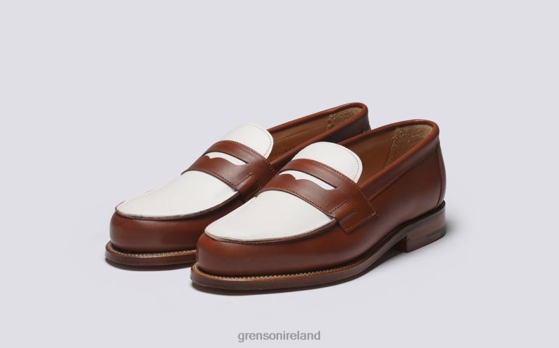 EPSOM Women Grenson TLJJ8237 Cognac Loafers