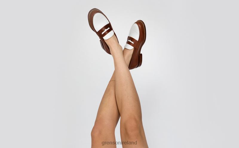 EPSOM Women Grenson TLJJ8237 Cognac Loafers