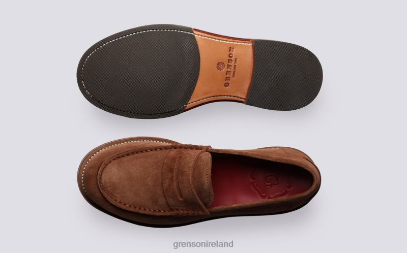 JULIE Women Grenson TLJJ8245 Old Rose Loafers