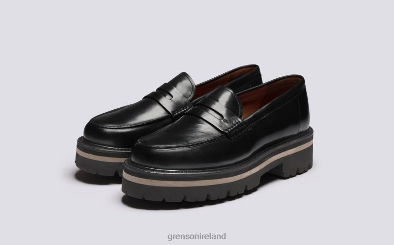 LYNDSEY Women Grenson TLJJ8255 Black Loafers