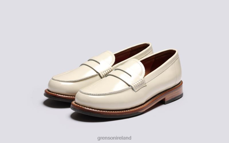 LYNN Women Grenson TLJJ8256 Cream Loafers