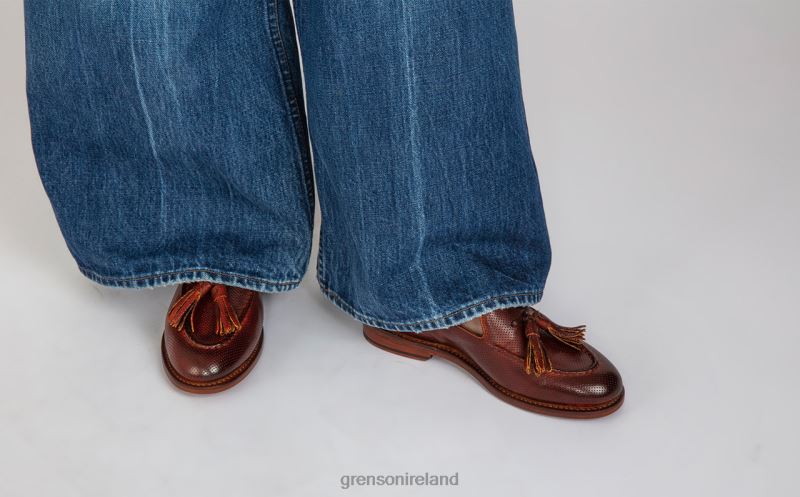 MIRANDA Women Grenson TLJJ8247 Tan Loafers