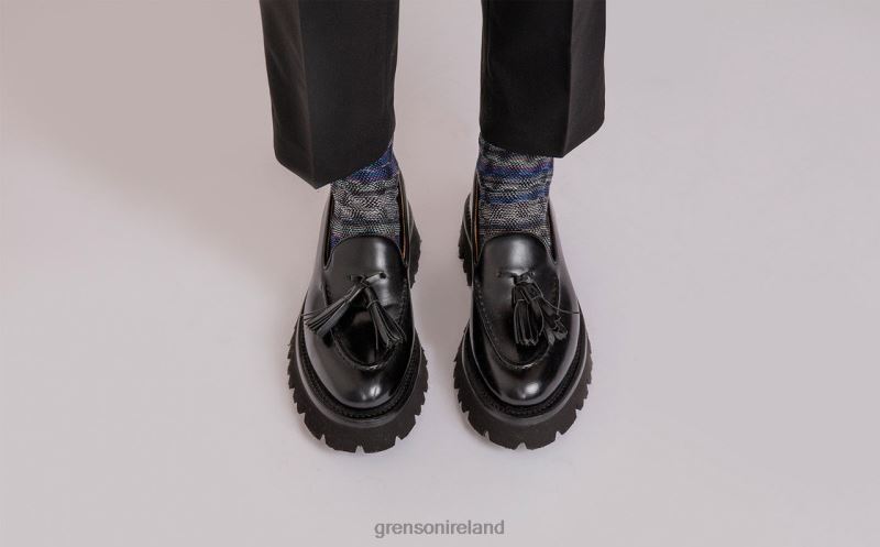 MIRANDA Women Grenson TLJJ8254 Black Loafers