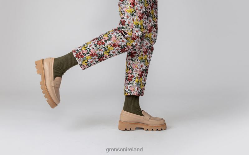 PHILOMENA Women Grenson TLJJ8258 Stone Loafers