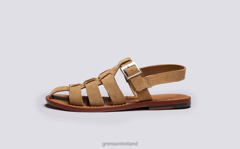 QUEENIE Women Grenson TLJJ8380 Caramel Sandals