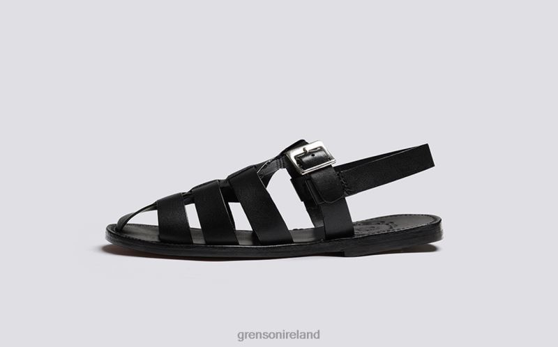 QUEENIE Women Grenson TLJJ8382 Black Sandals