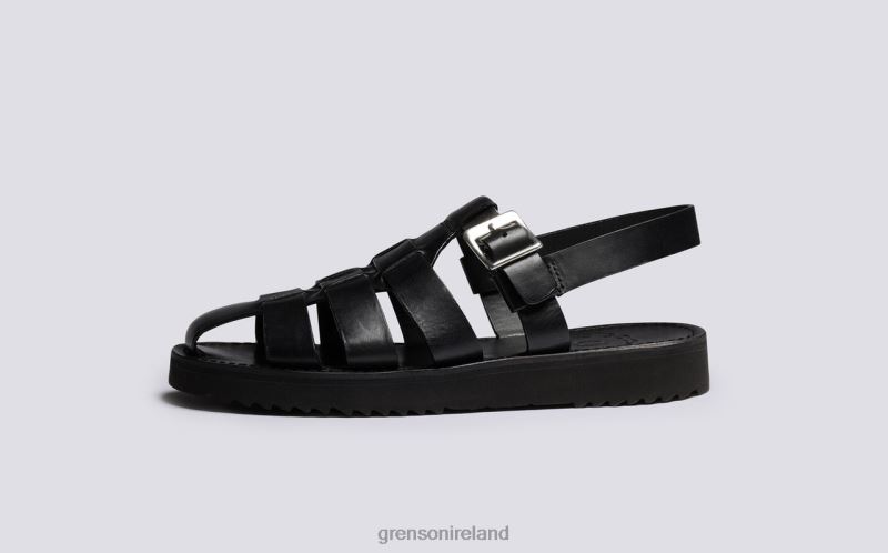 QUEENIE Women Grenson TLJJ8385 Black Sandals
